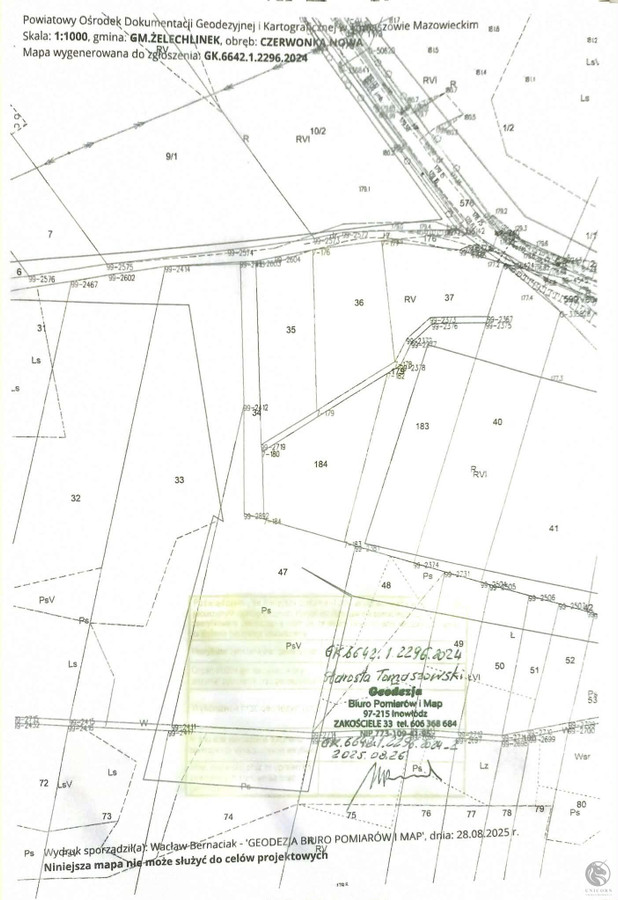 Działka na sprzedaż, 2500 m², Czerwonka Nowa - Widok 3