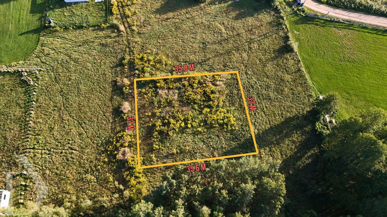 Lipiny 1154 m² WZ Działka przy lesie Hajnówka - Widok 2