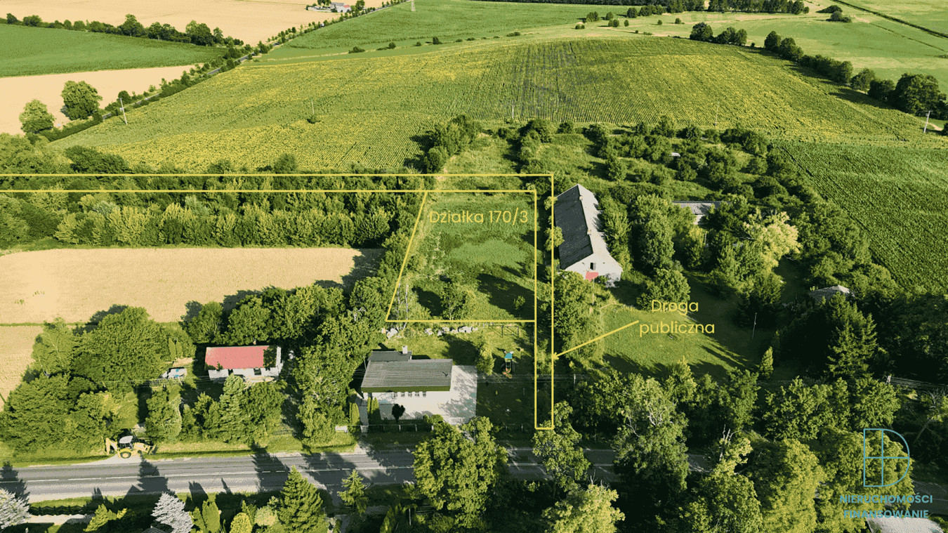 Działka budowlano-usługowa 2323 m² - Widok 2