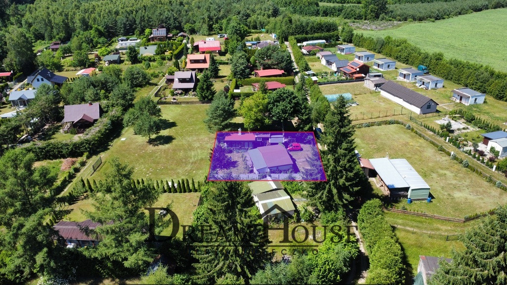 Działka i 2 domki całoroczne STARE DZIEDZIUSZYCE - Widok 2