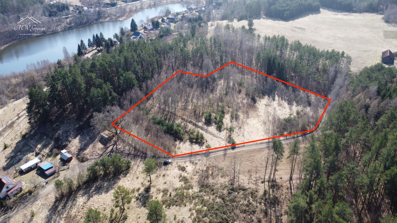 Mazury | 1,20 ha przy lesie i jeziorze | Rapaty gm. Gietrzwałd - Widok 2
