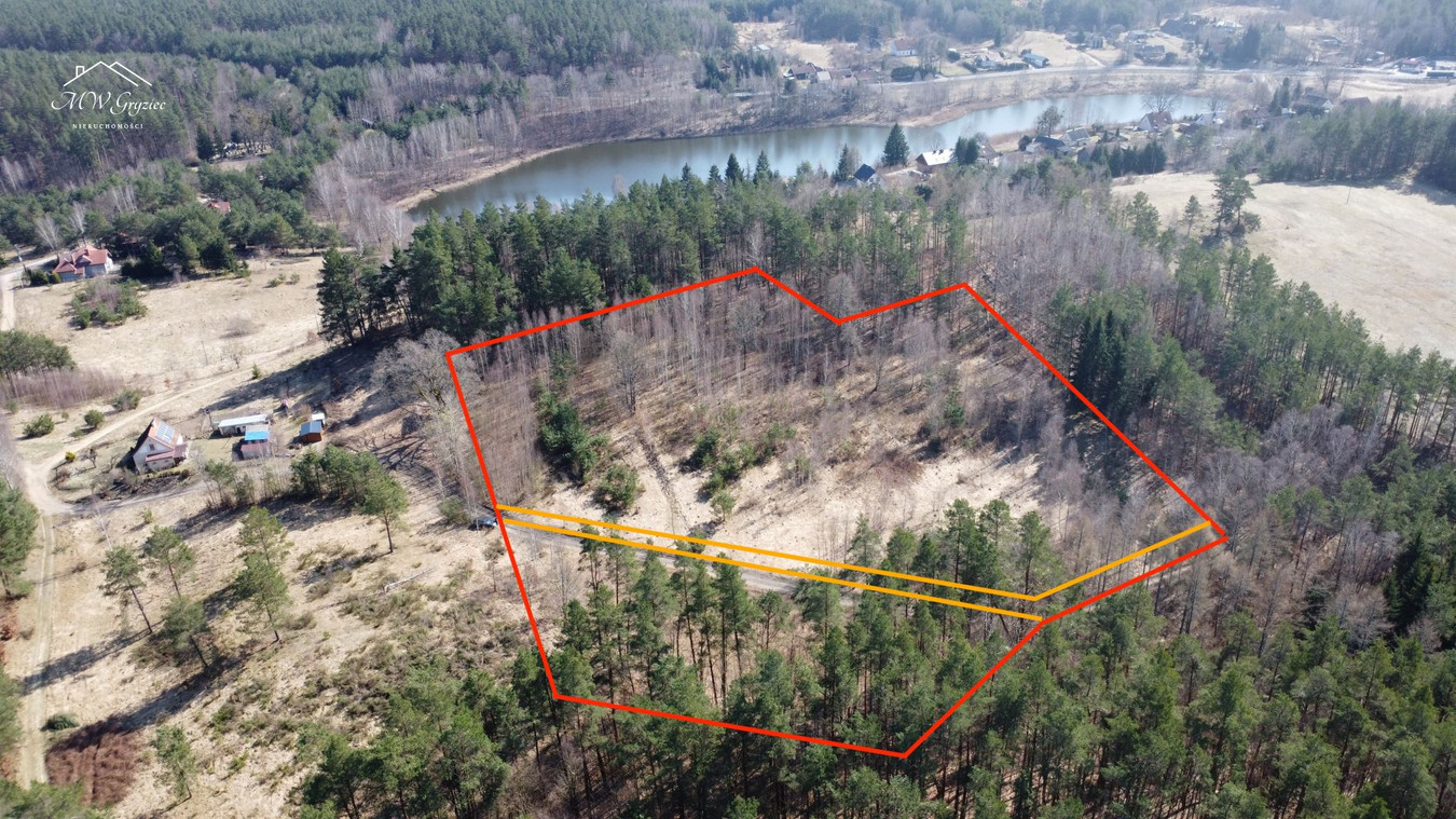 Mazury | 1,20 ha przy lesie i jeziorze | Rapaty gm. Gietrzwałd - Więcej