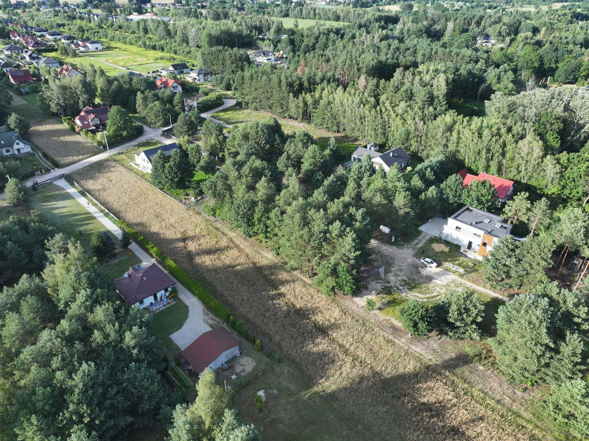 Przepięknie położona działka 1263 m² na rzeką Mienią. WZ - Widok 4