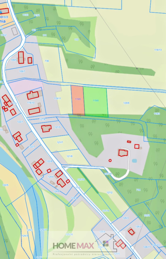 Duża działka pod zabudowę jednorodzinną, las - Widok 4