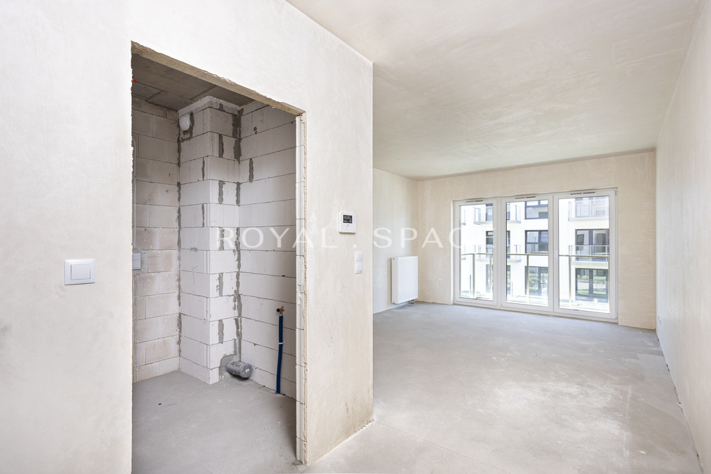 Studio w inwestycji BELG | Widok na zieleń - Widok 3