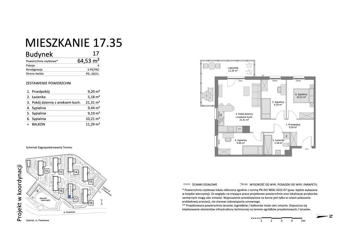 Mieszkanie – Gdańsk, Ujeścisko-Łostowice - Widok 3