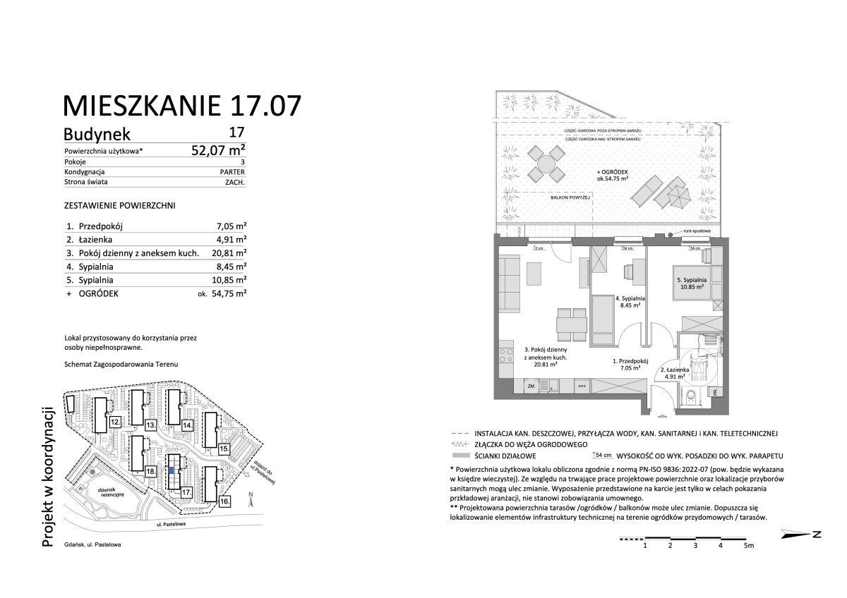 Mieszkanie – Gdańsk, Ujeścisko-Łostowice - Widok 3