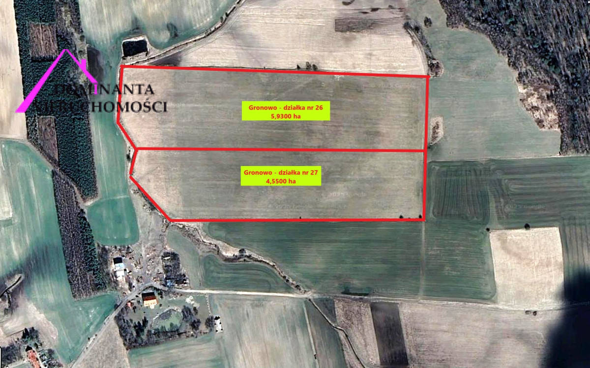 Działki rolne blisko lasu na Mazurach, 10 ha - Widok 2