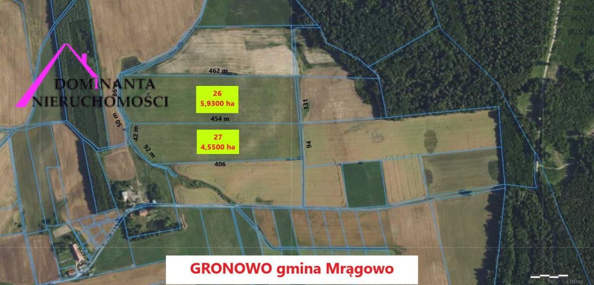 Działki rolne blisko lasu na Mazurach, 10 ha - Więcej