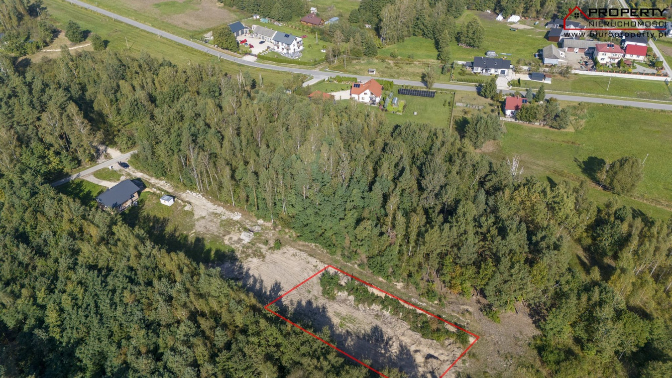 Działka przy lesie 1542 m² z pozwoleniem na budowę – Janina - Widok 4