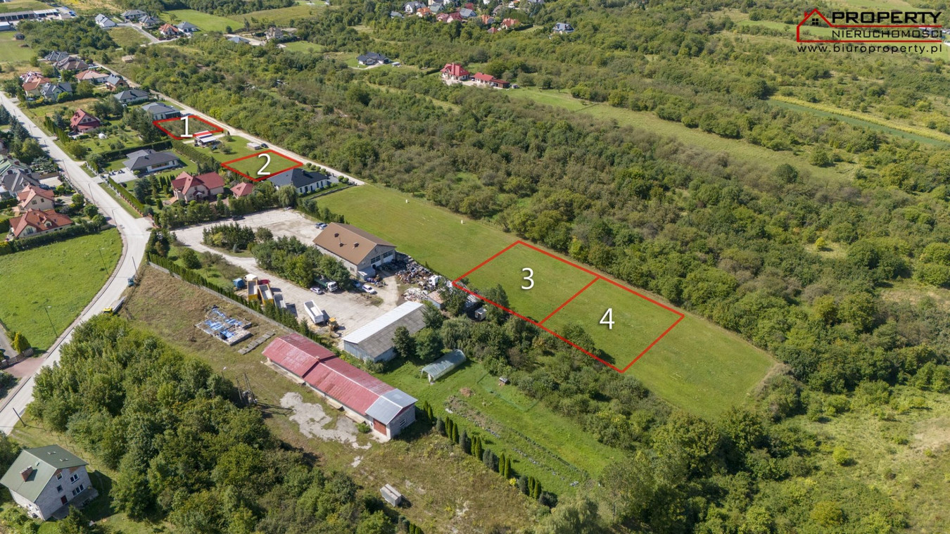 Działki budowlane z warunkami zabudowy – Busko-Zdrój, ul. Pileckiego - Widok 3