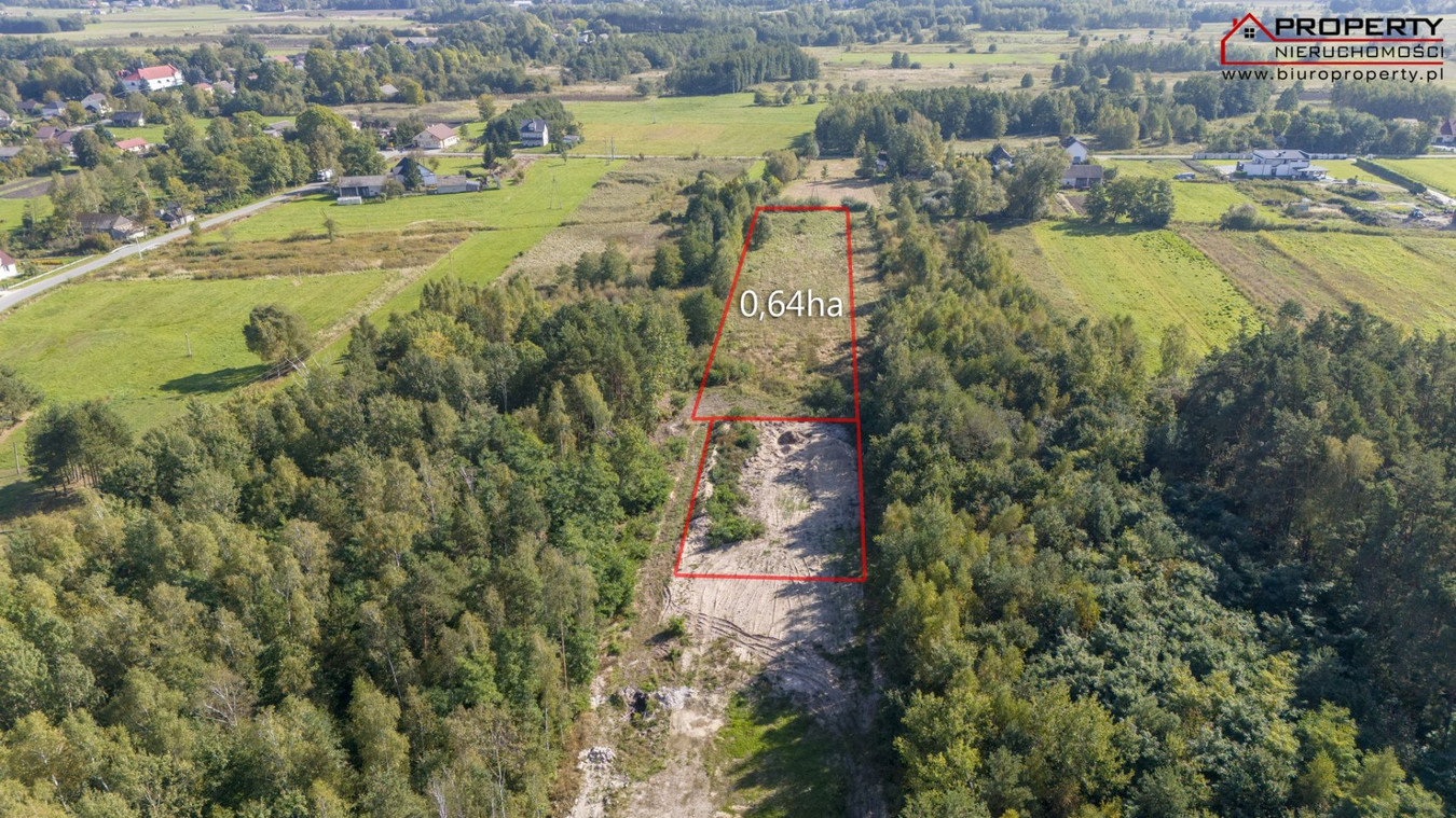Działka przy lesie 1542 m² z pozwoleniem na budowę – Janina - Widok 2