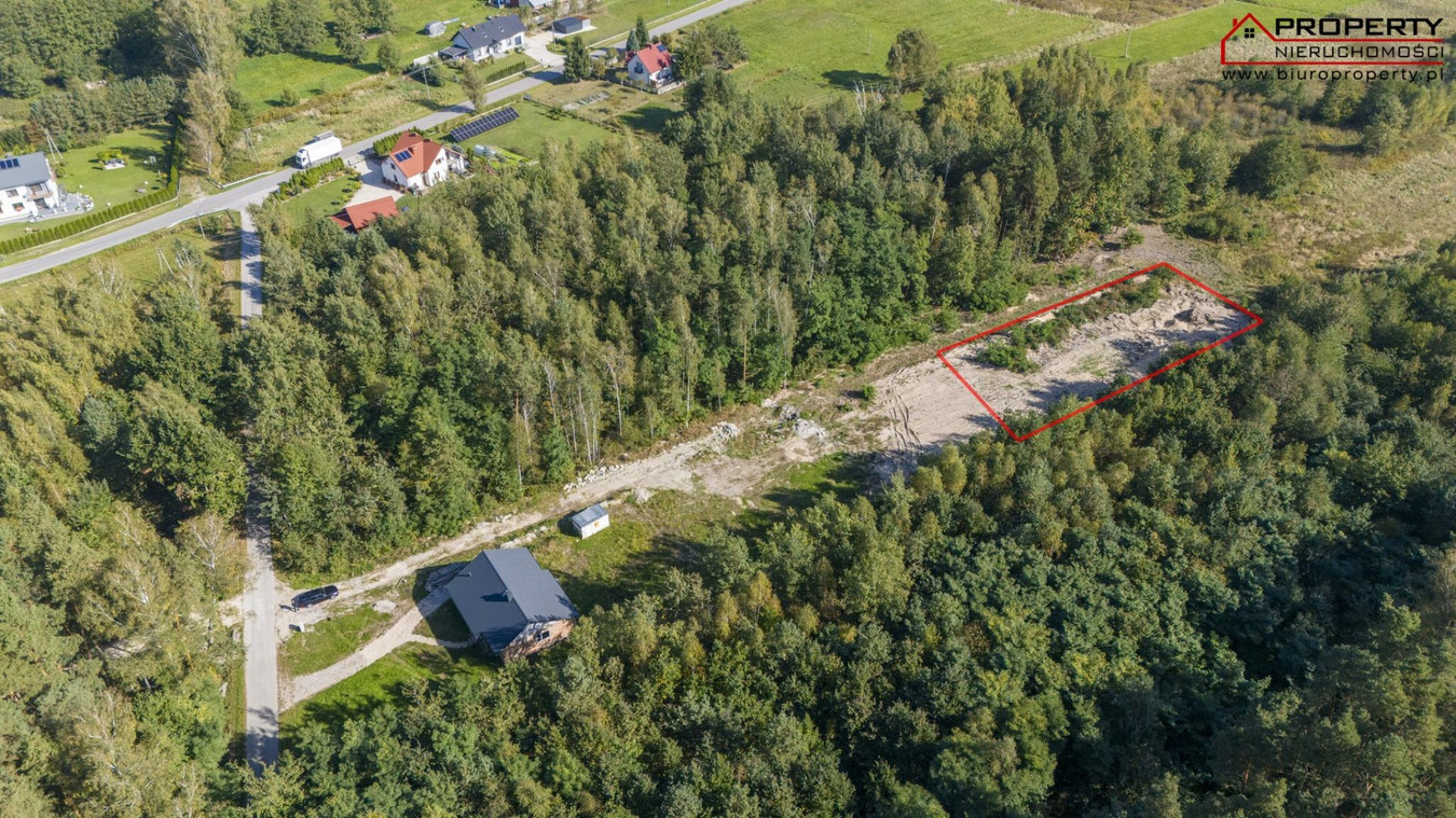 Działka przy lesie 1542 m² z pozwoleniem na budowę – Janina - Widok 3