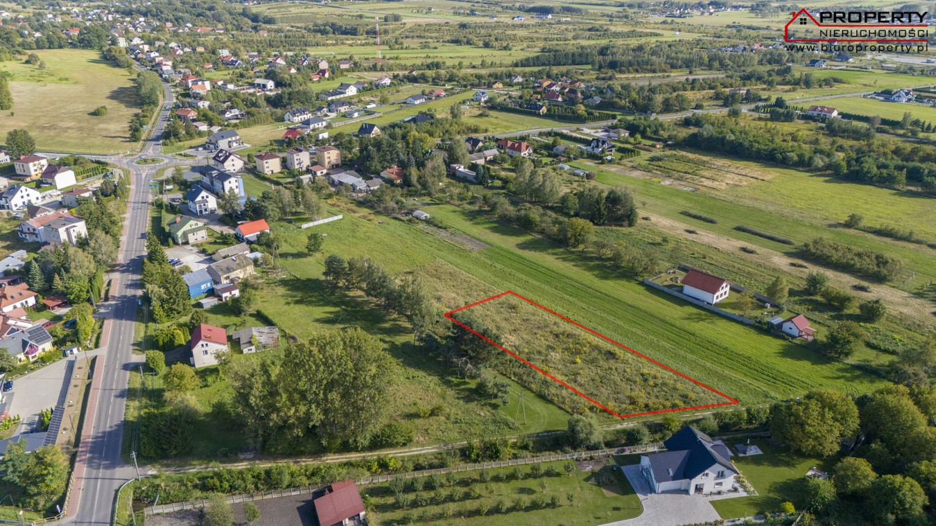 Działka budowlana 2400m² w Siesławicach – przy strefie Zdrojowej Buska-Zdroju - Widok 4