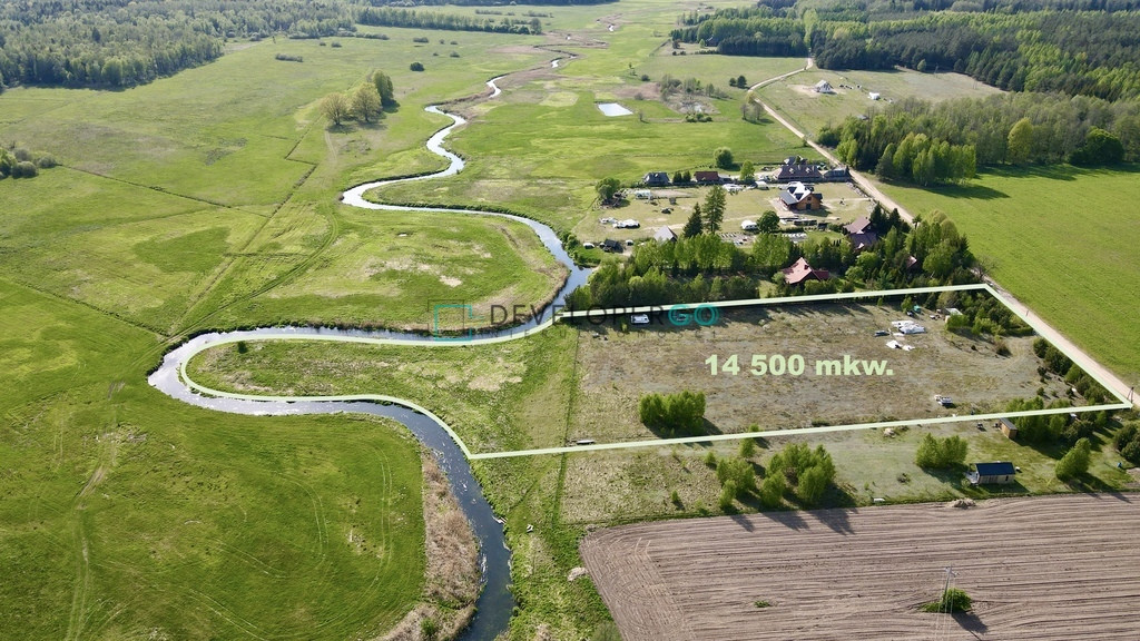Działka budowlana 1,5 ha z linią brzegową Supraśl - Widok 2
