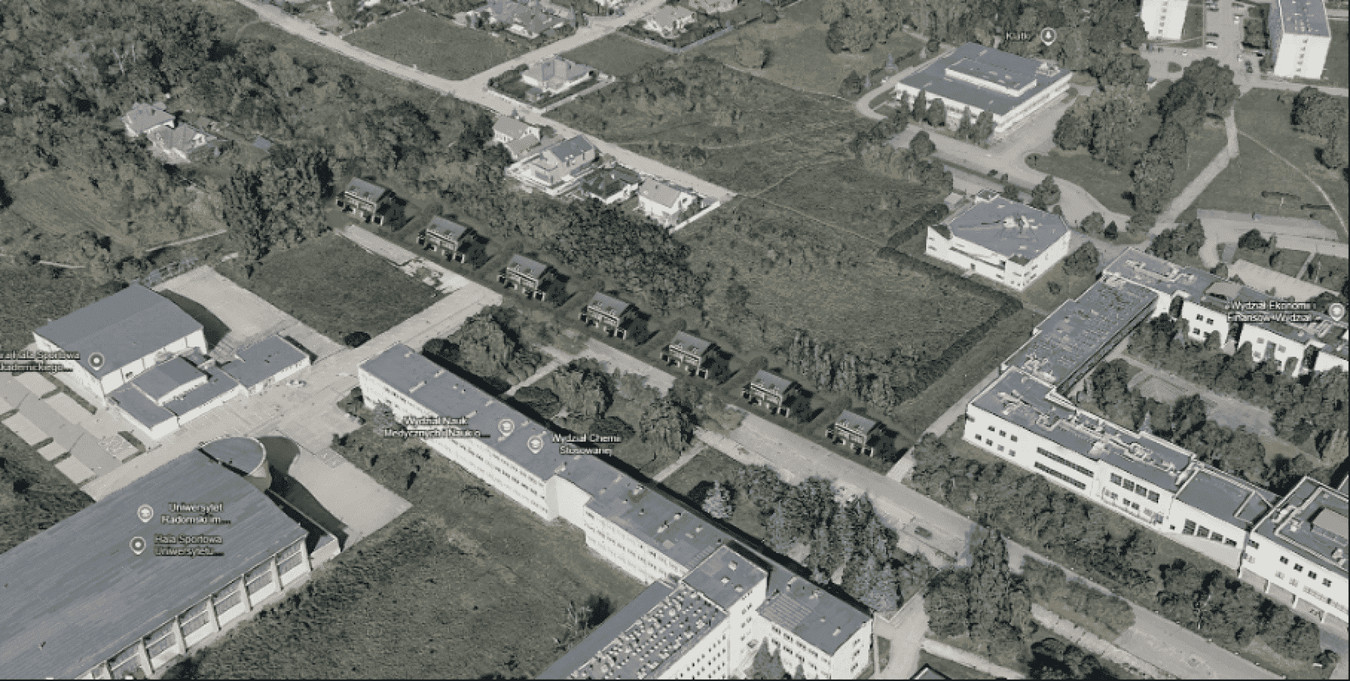 0% prowizji | Radom – działki 9 729 m² z WZ na 28 segmentów - Widok 2