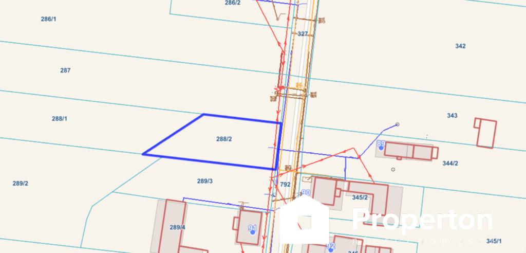 Działka budowlana 820m² z Warunkami Zab.-Gościmowice, gm.Moszczenica - Widok 2