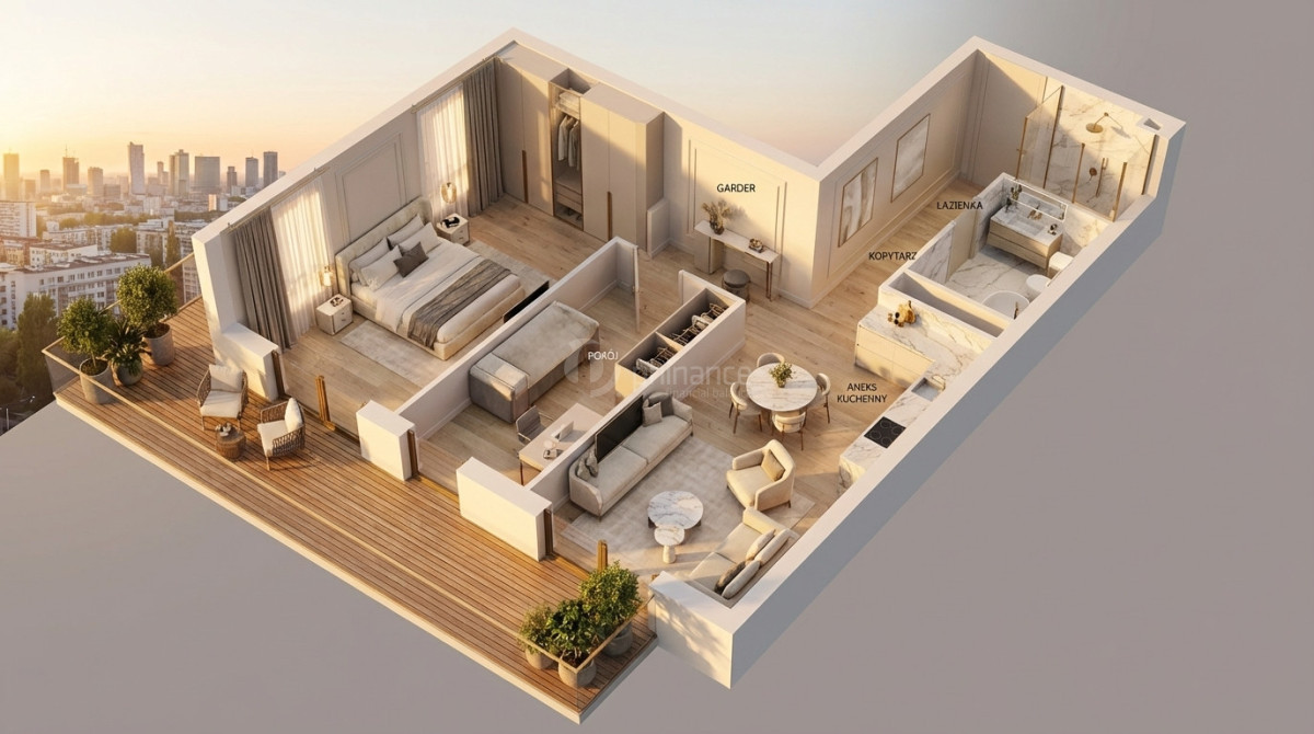 Apartment in Poznań, Nowe Miasto - View 3