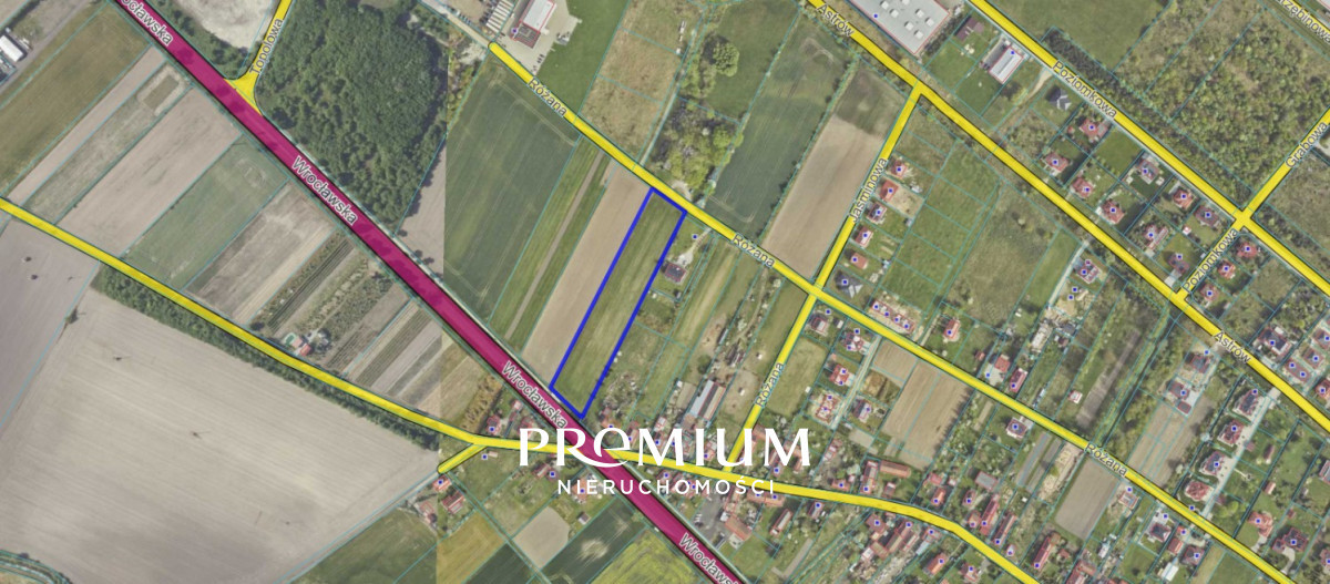 Działka przemysłowo-usługowa Stanowice 82,20 ar - Widok 6