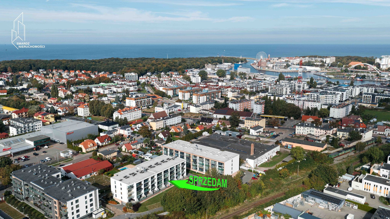 Kołobrzeg ul. Sienkiewicz | 2 pokoje | Basen | Hala garażowa | 41,46 m²