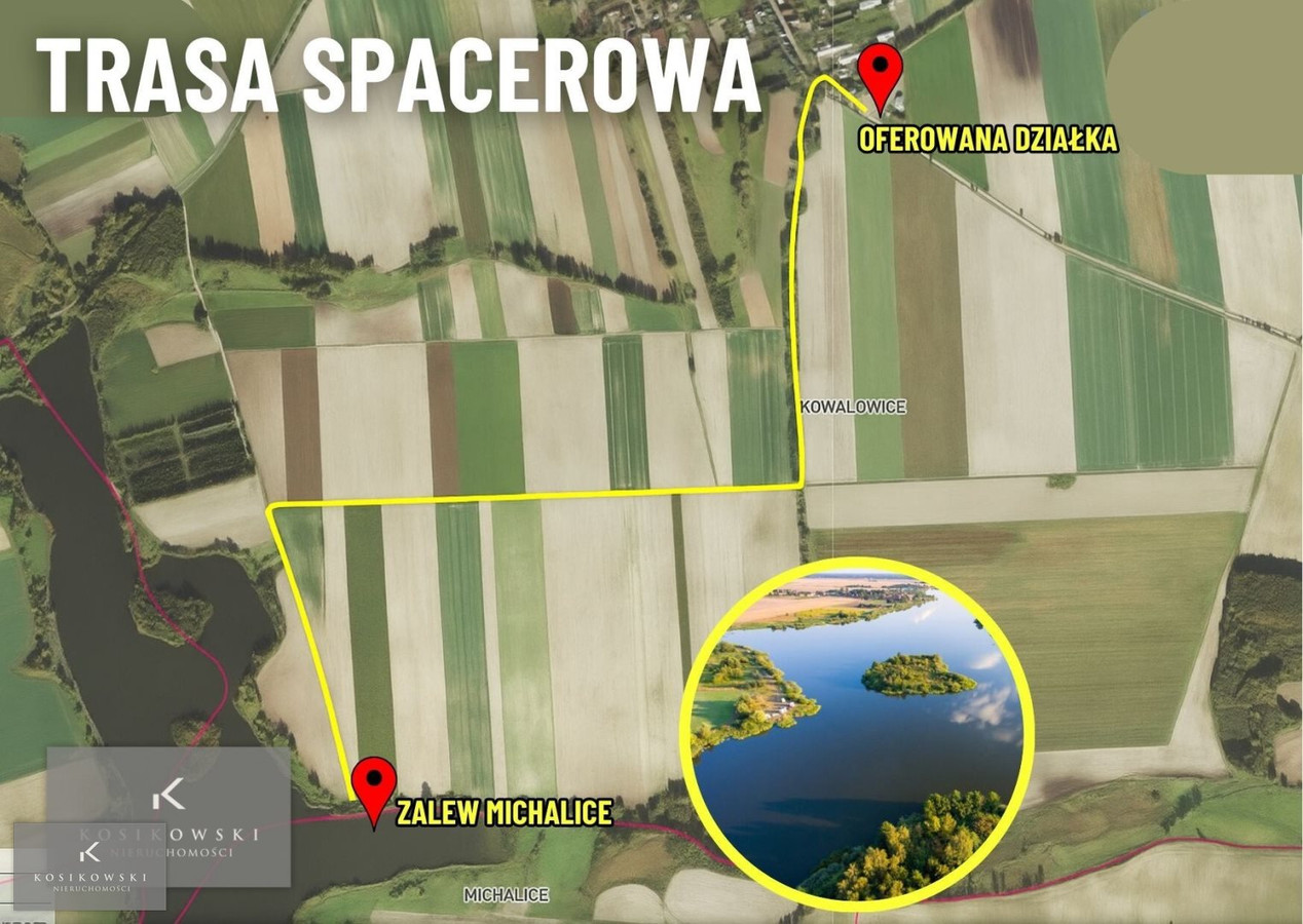 Działka rolna 30 arów z potencjałem mieszkaniowym - Więcej