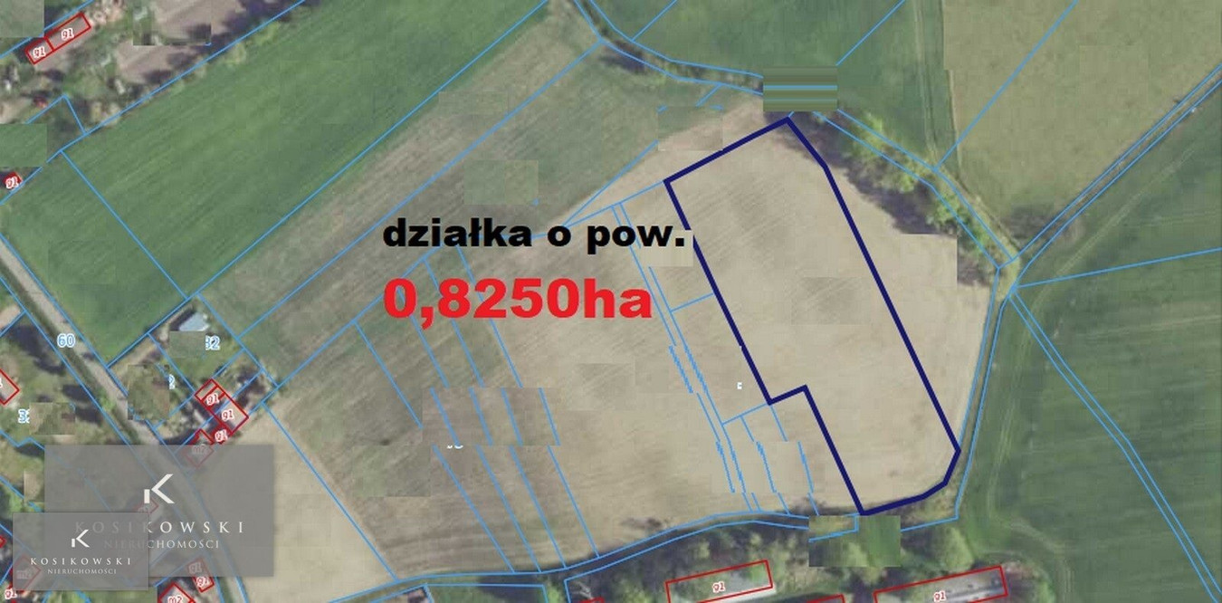 Działka budowlana mieszk.-usług.o pow.8250 m² Pokój - Widok 5