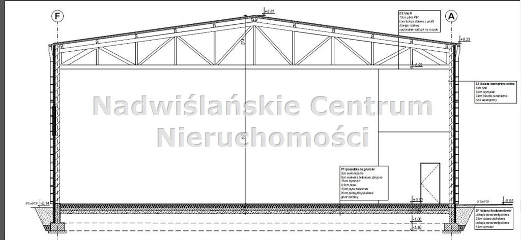działka z pozwoleniem na budowe hali 1350 m² - Widok 3