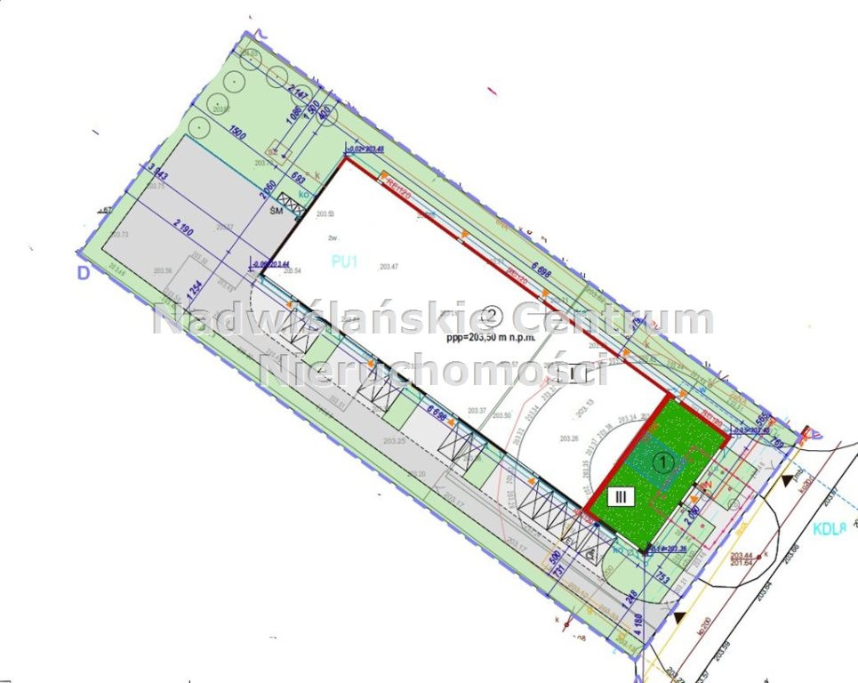 działka z pozwoleniem na budowe hali 1350 m² - Widok 2