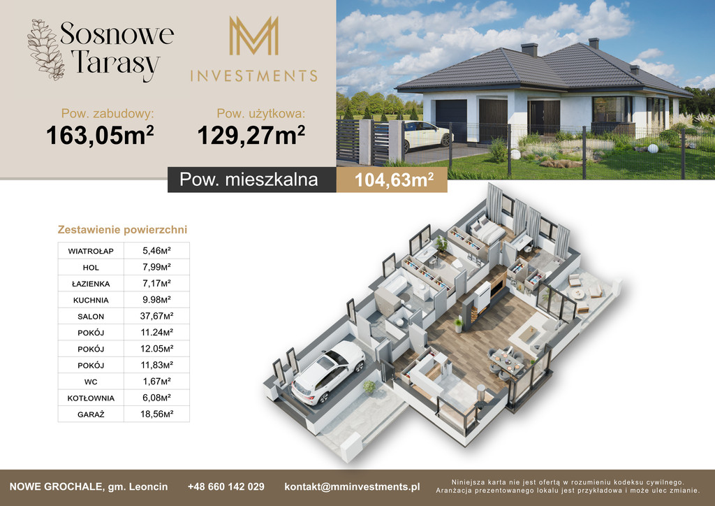 Dom – Leoncin, Nowe Grochale - Więcej