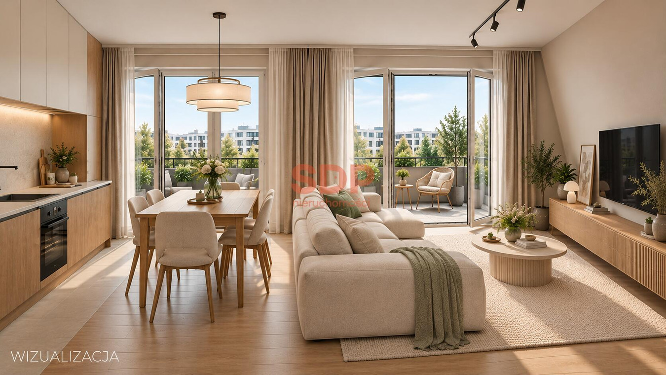 3 pokojowe mieszkanie z balkonem ~ 10m2 na Starym Mieście