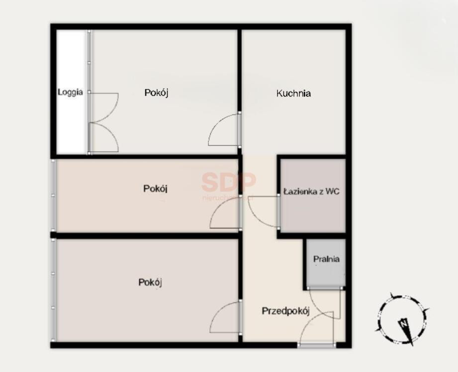 Apartment in Wrocław, Powstańców Śląskich, Krzyki - Widok 6