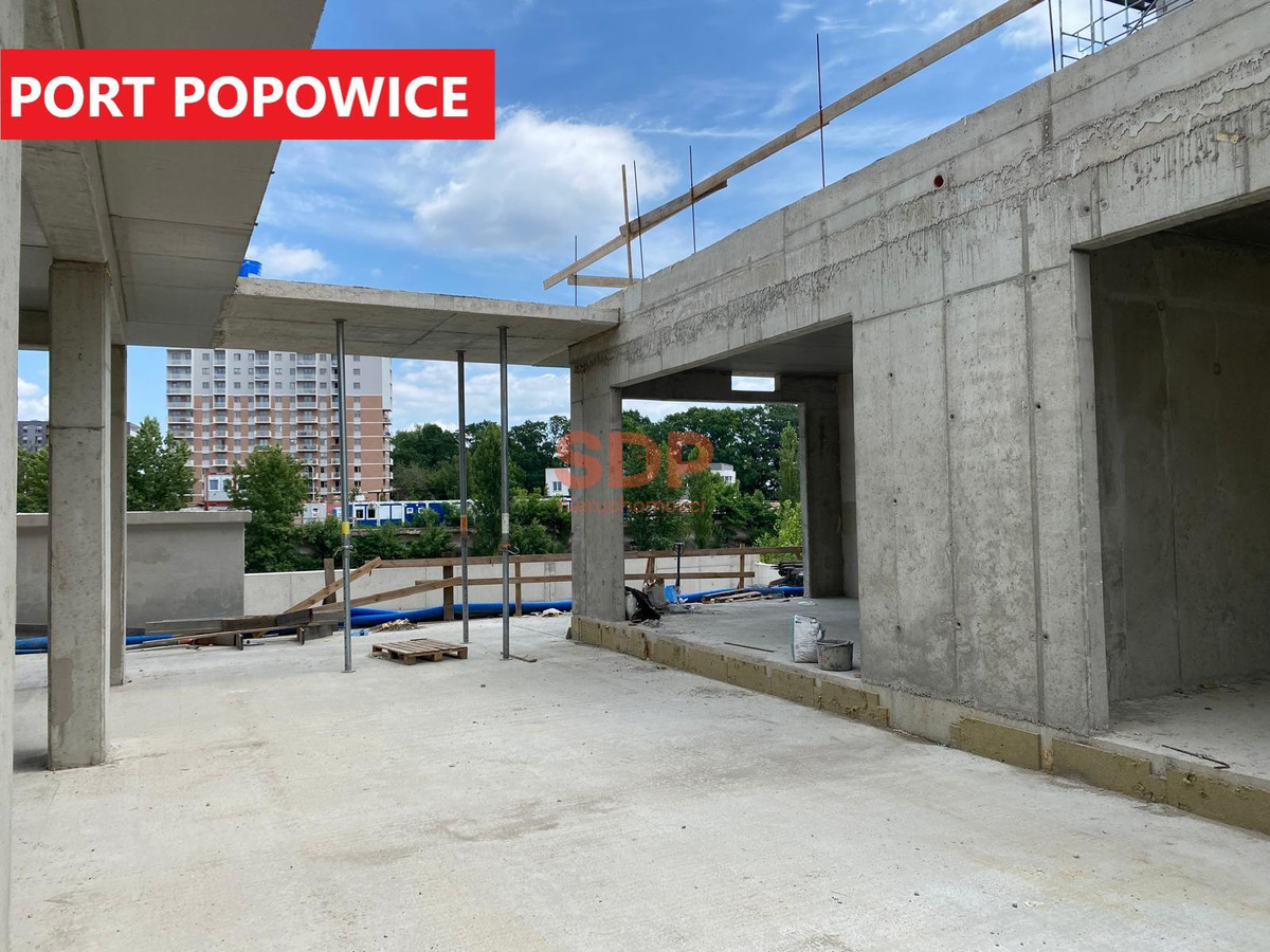 Port Popowice, 101 m², witryna, widok na Marinę, wejście z ulicy - Widok 2