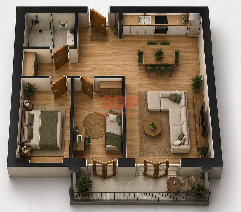 Apartment in Wrocław, Nowy Dwór, Fabryczna - Widok 4