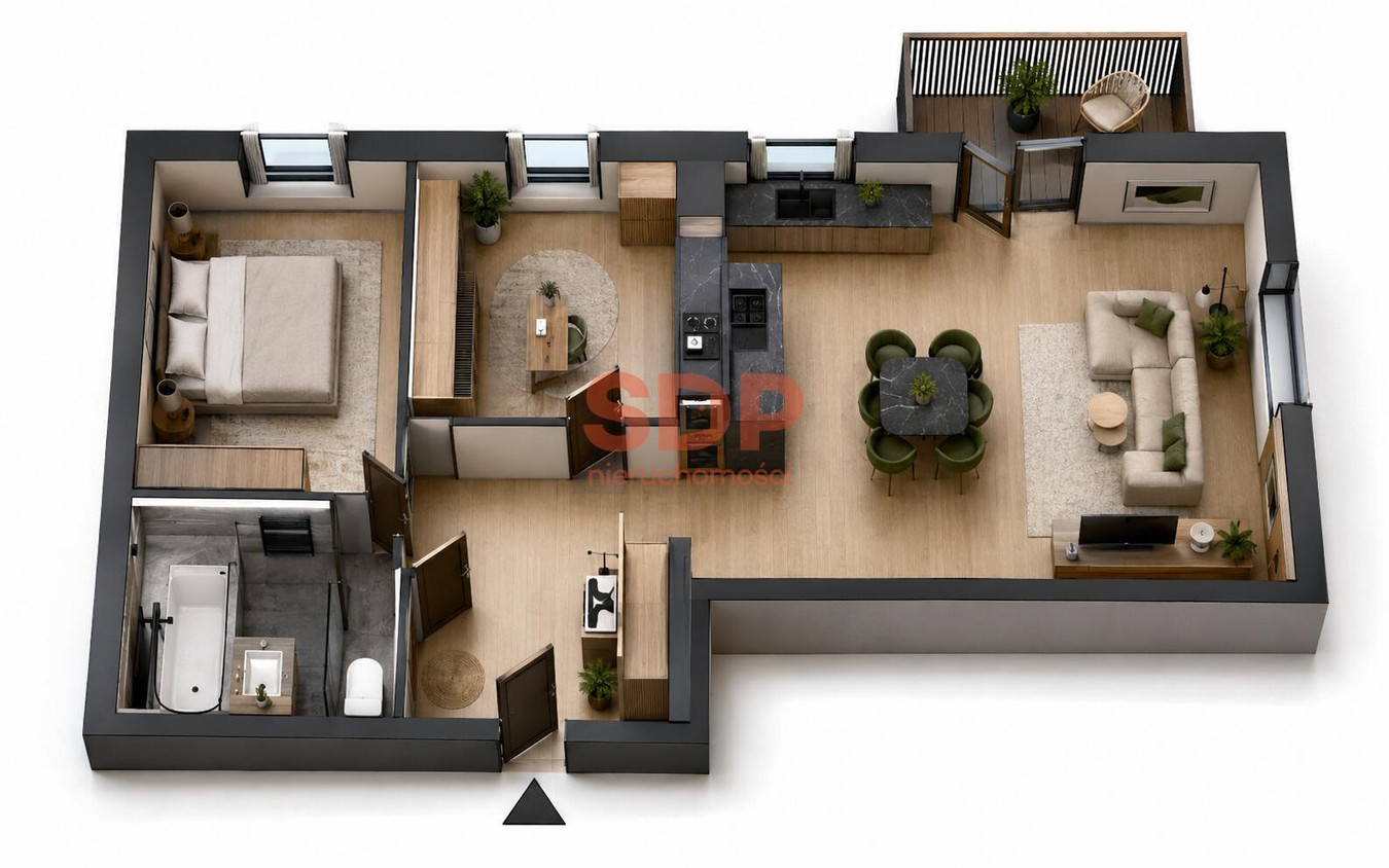 Apartment in Zabrodzie, powiat wrocławski - Widok 4