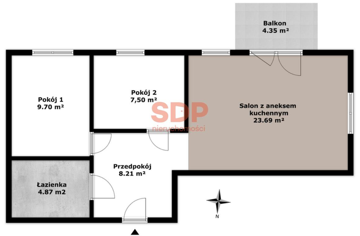 Apartment in Zabrodzie, powiat wrocławski - Widok 5