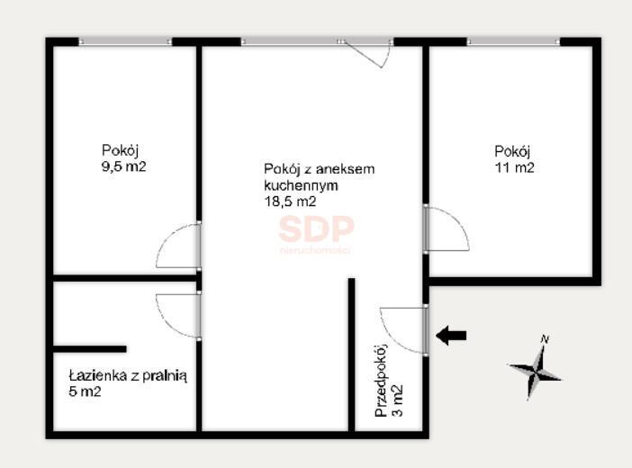 Apartment in Wrocław, Powstańców Śląskich, Krzyki - Więcej