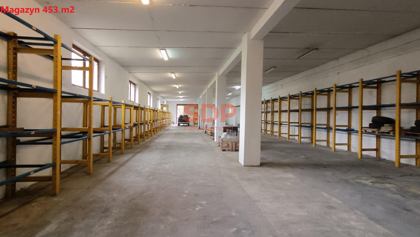 Księże Małe | Magazyn 453 m2, 39x11 m, h=4,3 m