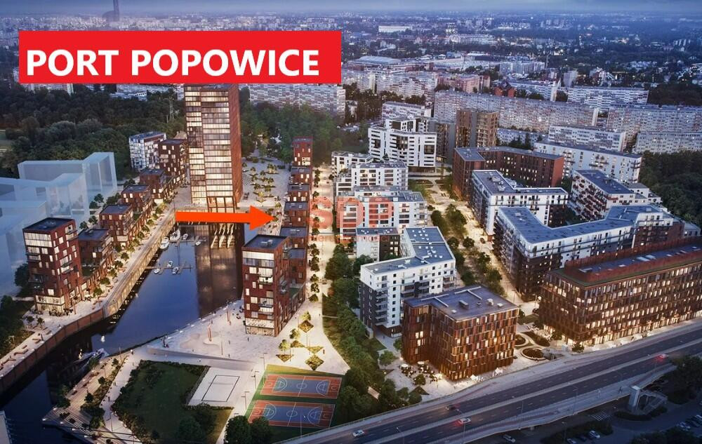 Port Popowice, 101 m², witryna, widok na Marinę, wejście z ulicy - Widok 5