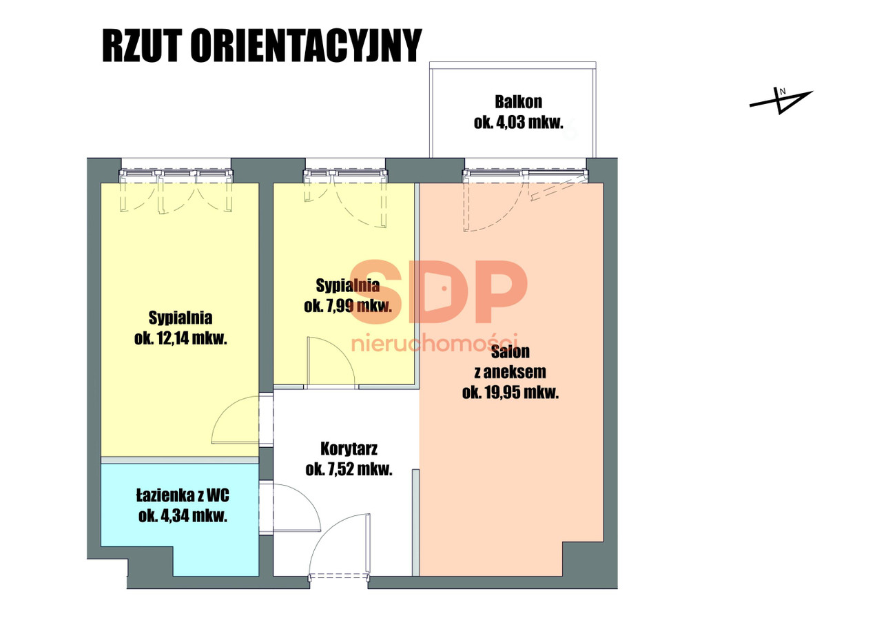 3 pokoje do własnej aranżacji | klucze do odbioru | wysoki standard - Widok 5
