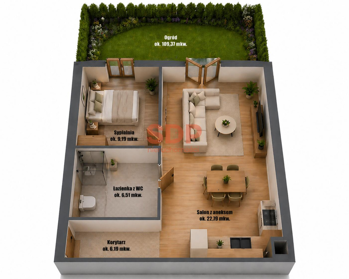 Apartment in Wrocław, Nowy Dwór, Fabryczna - Widok 5