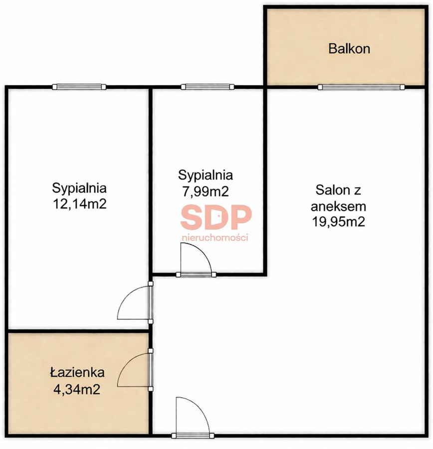Apartment in Wrocław, Nowy Dwór, Fabryczna - Widok 4