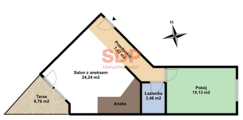 Apartment in Wrocław, Partynice, Krzyki - Widok 2