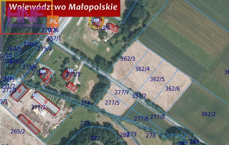 działki budowlane w miejscowości Polna - Widok 3