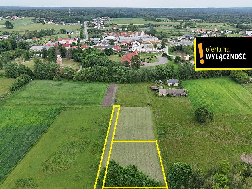 Działka 1268 m² w Rytwianach z warunkami zabudowy - Widok 2
