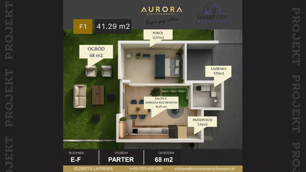 >>Nowe | 2 pok. | ogród 68 m² | 0% prowizja - Widok 2