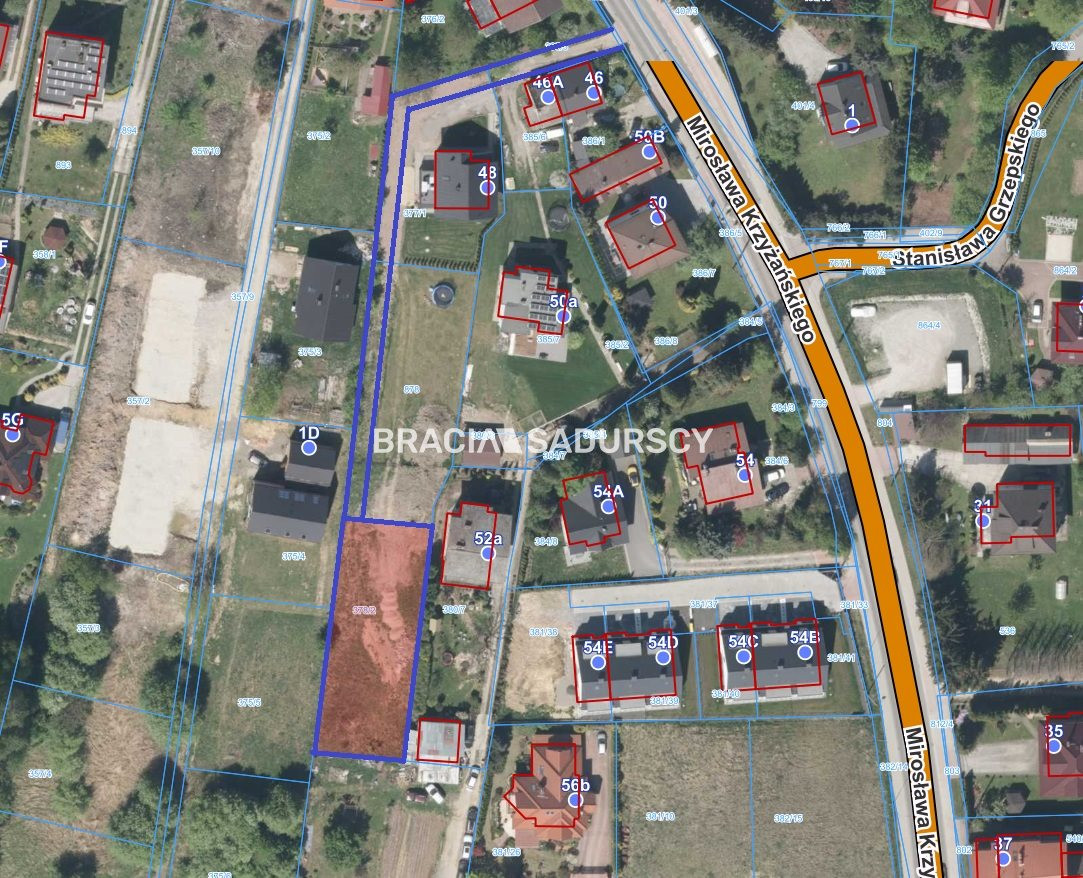 Swoszowice działka budowlana z projektem 8 ar - Widok 3