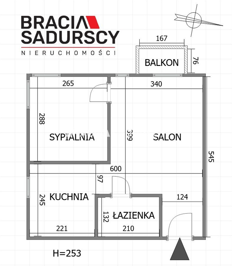 Mieszkanie – Kraków, Zagumnie, Podgórze - Widok 3