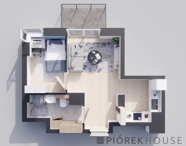 Διαμέρισμα 1 δωματίων, 35 m²