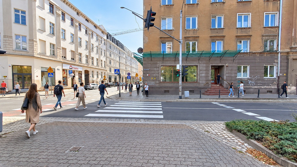 Kościuszki / Stawowa, media miejskie, witryna - Widok 2