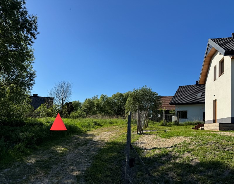 Działka w Połomii na niewielkim wzniesieniu - Widok 3